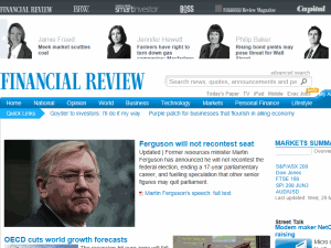 The Australian Financial Review - home page