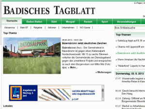Badisches Tagblatt - home page