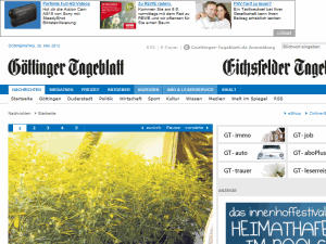 Göttinger Tageblatt - home page