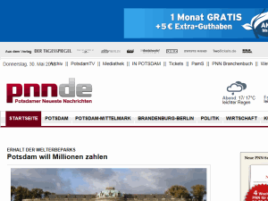 Potsdamer Neueste Nachrichten - home page