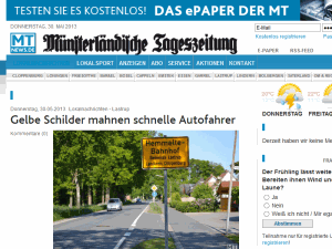 Münsterländische Tageszeitung - home page