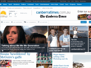 The Canberra Times - home page