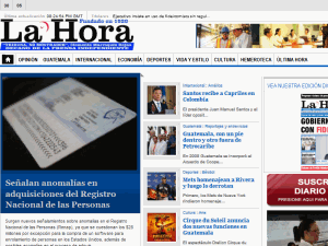 La Hora - home page