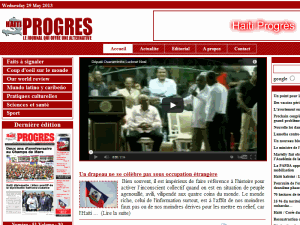 Haiti Progres - home page