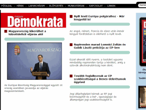 Magyar Demokrata - home page