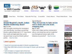 The Milli Gazette - home page