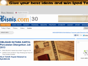 Bisnis Indonesia - home page