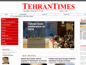 Tehran Times - home page