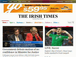 The Irish Times - home page