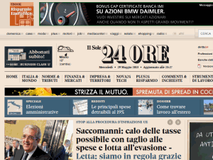 Il Sole 24 Ore - home page