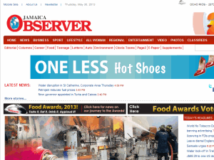The Jamaica Observer - home page
