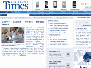 The Baltic Times - home page