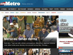 Harian Metro - home page