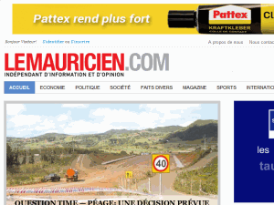 Le Mauricien - home page