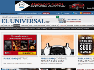El Universal - home page