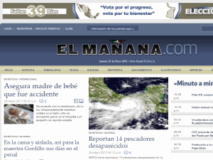 El Mañana de Reynosa - home page